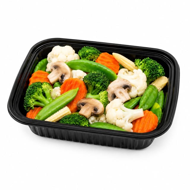 Steamed Veggies.
