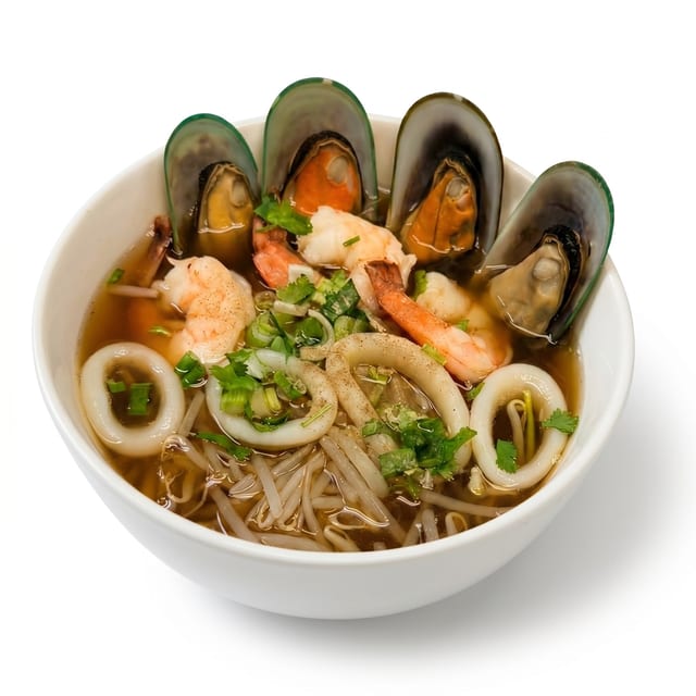 Rice Noodles Soup.