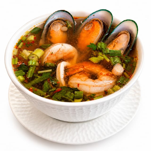 Spicy Seafood Soup.
