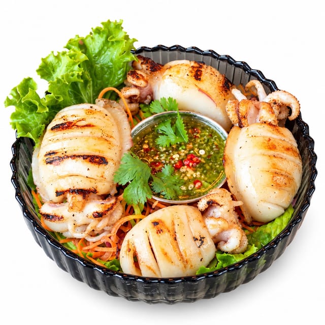 New!! Spicy Grilled Cuttlefish 🌶️🦑 (4pcs).
